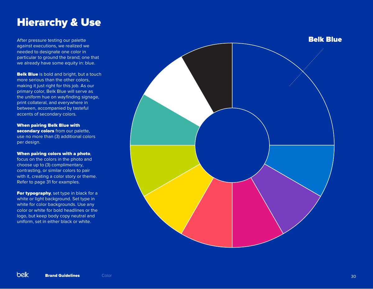 Guidelines: color wheel